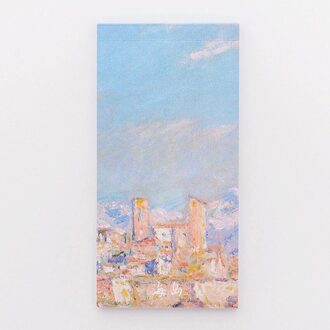 Kawaii Lange Memo Pad Sticky Notes Briefpapier Sticker Landschap Seaside Planner Kantoor School Plan Van nieuw 3