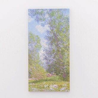 Kawaii Lange Memo Pad Sticky Notes Briefpapier Sticker Landschap Seaside Planner Kantoor School Plan Van nieuw 4