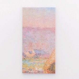 Kawaii Lange Memo Pad Sticky Notes Briefpapier Sticker Landschap Seaside Planner Kantoor School Plan Van nieuw 5