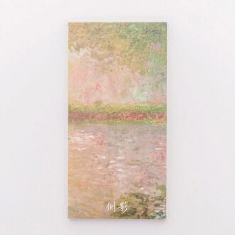 Kawaii Lange Memo Pad Sticky Notes Briefpapier Sticker Landschap Seaside Planner Kantoor School Plan Van nieuw 6