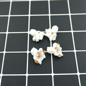 Kawaii Popcorn 3d resin cabochon voor telefoon deco hair bow diy telefoon deco Versiering