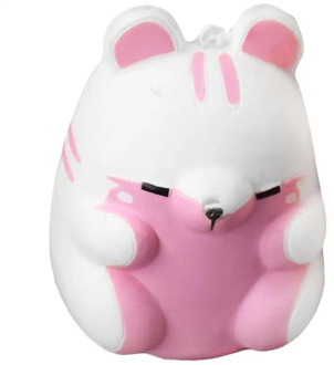 Kawaii Smile hamster Squeeze Toys Slow Rising Cream Scented Stress Reliever Squishy Toys Antistress Child Kid Baby Toys