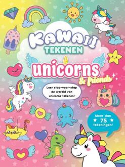 Kawaii tekenen unicorns & friends -   (ISBN: 9789036649988)
