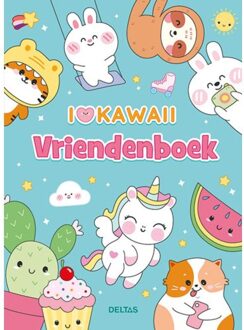 Kawaii vriendenboek Multikleur