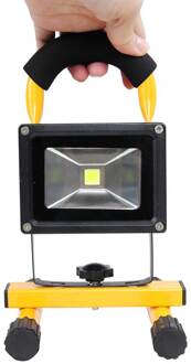 Kawatik 10W Draadloze Draagbare Led Flood Work Light Oplaadbare Spot Camping Wandelen Lamp Waterdicht
