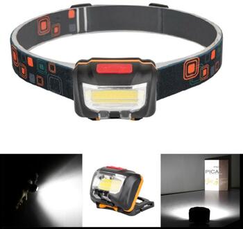 Kawatik Cob Led Dual Schakelaar Inductie Koplamp Usb Oplaadbare Koplamp Hoofdlamp Lamp Waterdicht