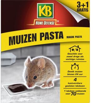 KB Muizen Pasta met lokstation - 4 stuks