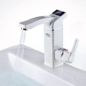 Kbaybo Elektrische Onmiddellijke Boiler Tap Douche Ogenblikkelijke Elektrische Warm Water Kraan Tankless Verwarming Badkamer Keuken Kraan Behind-Display