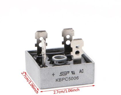 KBPC5006 Power Brug Gelijkrichter 50A 600V Metal Case Diode Brug Controle Eenfase