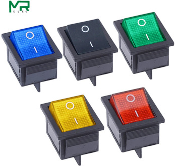 KCD4 Rocker Switch ON-OFF 2 Position 4 Pins /6 Pins Electrical equipment With Light Power Switch Switch cap 16A 250VAC/ 20A 125V