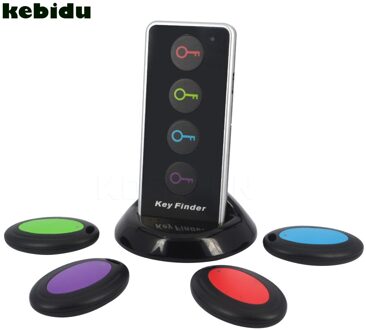 Kebidu 433.92 MHz Geavanceerde Draadloze Key Finder Remote Key Locator Anti-verloren Alarm met Zaklamp Functie