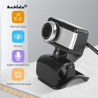 Kebidu 50.0 Mega Pixel Usb 2.0 Camera Webcam Met Clip Hd Webcam Met Microfoon Voor Pc Computer Laptop desktop