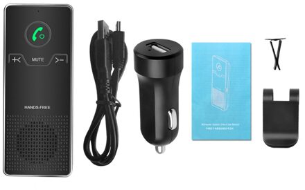 Kebidu Draadloze handsfree Bluetooth Speakerphone Carkit Magnetische Zonneklep In-Auto Speaker Speler Auto Audio Voice broadcast