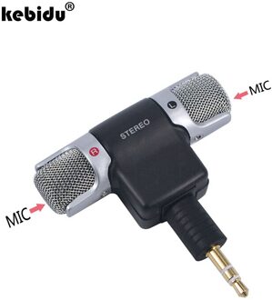 Kebidu Electrict 3.5MM Stereo Microfoon Mini Jack Clear Voice voor Universele Computer Laptop