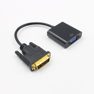 Kebidu Hd 1080P DVI-D Naar Vga Adapter 24 + 1 25Pin Dvi Male Naar 15Pin Vga Vrouwelijke Video Converter voor Computer Hdtv Monitor