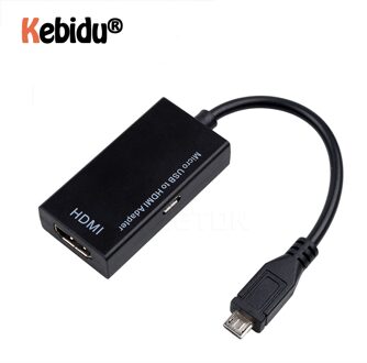Kebidu Micro Usb Naar Hdmi-Compatibel 1080P Hd Adapter Kabel Man-vrouw Voor Mhl Apparaat Hdtv Adapters voor Samsung Galaxy Huawei