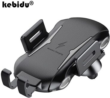 Kebidu Qi Auto Draadloze Oplader Auto Telefoon Houder Voor Iphone Xs Max Xr X Samsung S10 S9 Intelligente Infrarood Snelle wirless Opladen