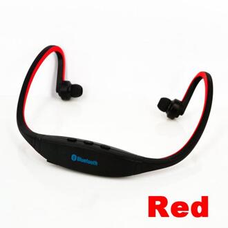 Kebidu S9 Sport Bluetooth Koptelefoon Draadloze handsfree Auriculares Hoofdtelefoon Headset Ondersteuning Voor xiaomi Huawei rood
