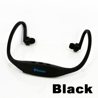 Kebidu S9 Sport Bluetooth Koptelefoon Draadloze handsfree Auriculares Hoofdtelefoon Headset Ondersteuning Voor xiaomi Huawei zwart