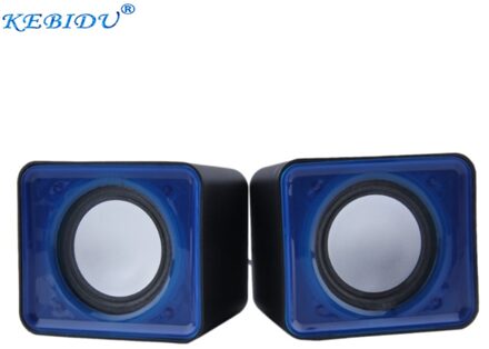 KEBIDU USB 2.0 Paar Muziekspeler 2-Kanaals 3.5mm Jack MP3 Speakers for a Computer Notebook Home Theater