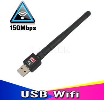 Kebidu Usb Wi-fi Fi Wifi Router 150Mbps Wireless Adapter 150M Computer Lan-kaart 802.11n/G/ B Antenne Voor Desktop Laptop