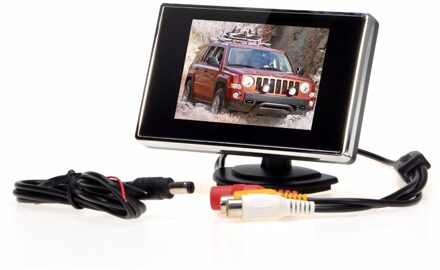 Kebidumei 3.5 Inch Tft Lcd Auto Monitor Auto Tv Auto Achteruitrijcamera Monitor Parking Assist Backup Reverse Monitor Auto dvd Screen