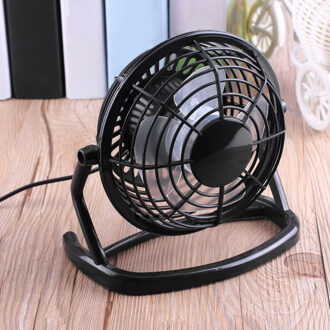 Kebidumei Draagbare DC 5 v Kleine Desk USB 4 Blades Cooler Cooling Fan USB Mini Fans Bediening Super Mute Stille PC Laptop Notebook