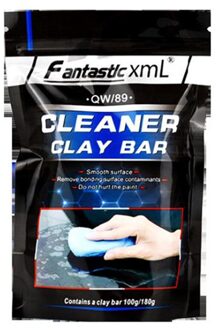 Kebidumei Magic Clay Bar Auto Detailing Gereedschap Verf Care Auto Wassen Cleaner Fantastische Xml Auto Clay Bar Zak Doos 100G Voor Auto Wassen Bruin