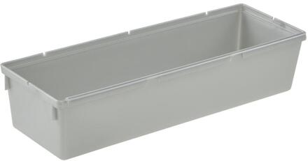 Keeeper Ladeverdeler 23x8x5cm zilver Grijs