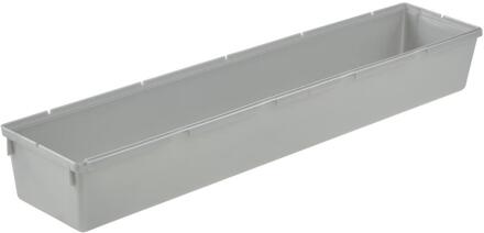 Keeeper Ladeverdeler 38x8x5cm zilver grijs