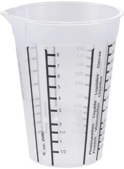 Keeeper Maatbeker 250ml transparant wit