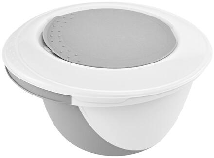 Keeeper Mengkommenset 1,5+3,5L wit/grijs