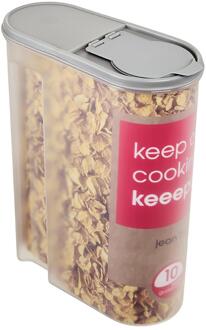 Keeeper Strooibus 24x11,5x30,5cm grijs transparant