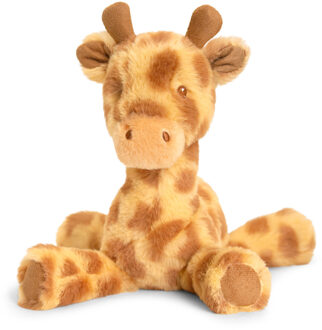 Keel Toys Knuffel Giraffe - zachte pluche stof - knuffeldieren - 14 cm - cadeau - kinderen Multi