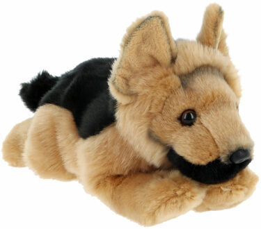 Keel Toys Knuffeldier Puppy Duitse herder Elzasser hond - zachte pluche stof - premium knuffels - 30 cm