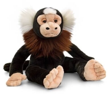Keel Toys Marmoset aap knuffel zittend 30cm
