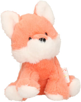 Keel Toys Oranje vos bosdier knuffeldier 14 cm - Knuffel bosdieren