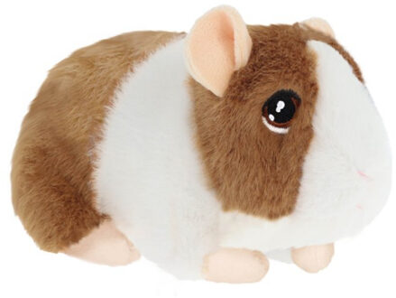Keel Toys pluche Cavia - knuffeldier - beige - met geluid - 15 cm