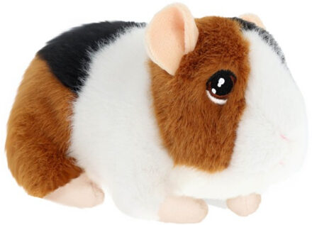 Keel Toys pluche Cavia - knuffeldier - rood - met geluid - 15 cm