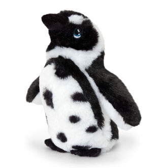 Keel Toys pluche Humboldt pinguin knuffeldier - wit/zwart - staand - 25 cm Multi