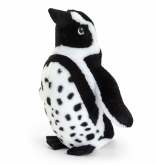 Keel Toys pluche Humboldt pinguin knuffeldier - wit/zwart - staand - 40 cm - Knuffeldier Multikleur