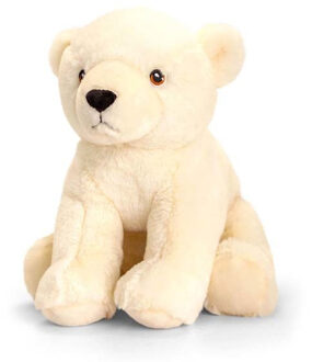 Keel Toys Pluche ijsbeer knuffel van 25 cm