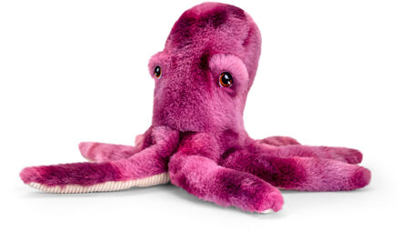 Keel Toys Pluche knuffel dier inktvis/octopus 25 cm