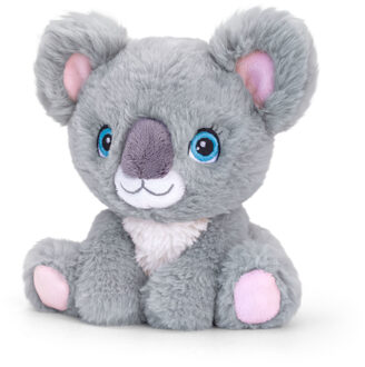 Keel Toys Pluche knuffel dier koala - geborduurde ogen - 16 cm Multi