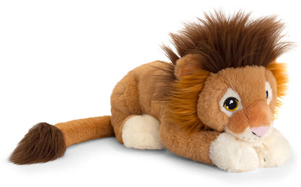 Keel Toys Pluche knuffel dier leeuw 25 cm - Knuffeldier Multikleur