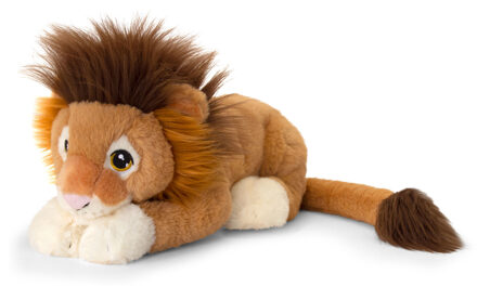 Keel Toys Pluche knuffel dier leeuw 35 cm - Knuffeldier Multikleur