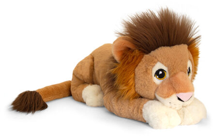 Keel Toys Pluche knuffel dier leeuw - 45 cm - Knuffelbeesten leeuwen - speelgoed Multi