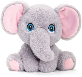 Keel Toys Pluche knuffel dier olifant 18 cm Multi