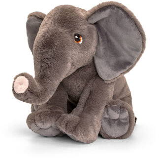 Keel Toys Pluche knuffel dier olifant 35 cm Multi