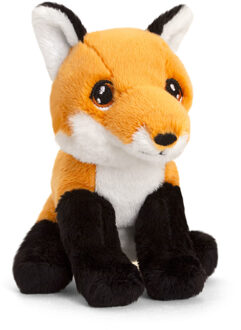 Keel Toys Pluche knuffel dier rode vos 12 cm